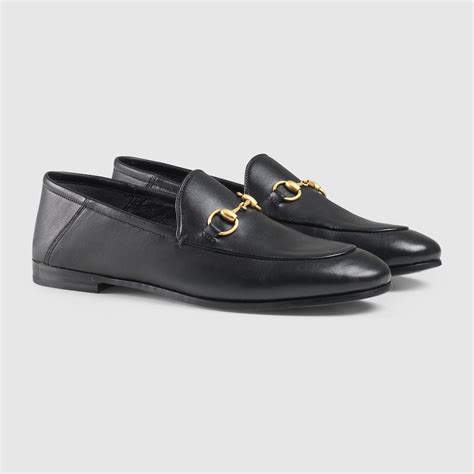 gucci black horsebit loafers